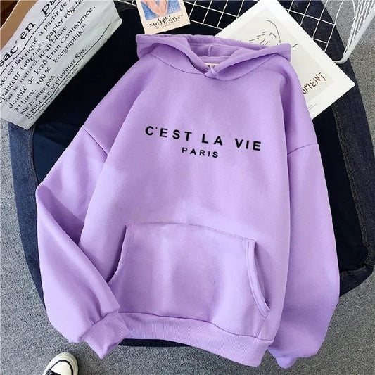 Women's hooded sweater